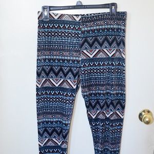 Tribal Print Thick material Soft Leggings